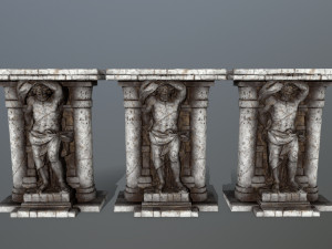 statue 3D मॉडल