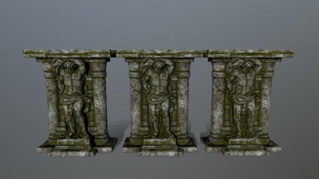 statue 3D मॉडल .c4d .max .obj .3ds .fbx .stl .blend 