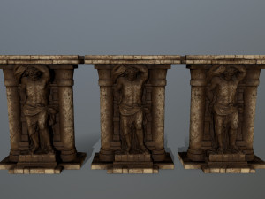 statue Modello 3D