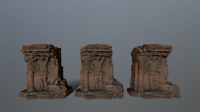 statue 3D 模型 .c4d .max .obj .3ds .fbx .stl .blend 