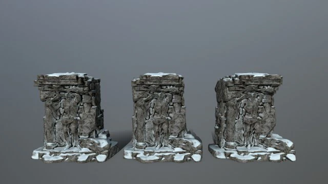 statue 3D Model .c4d .max .obj .3ds .fbx .stl .blend 