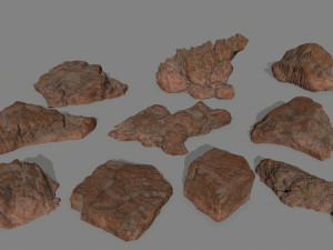 desert rock 3D Model