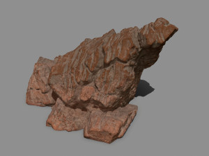 desert rock 3D 모델