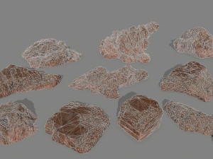 desert rock 3D 모델