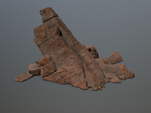 desert rock set Modèle 3D