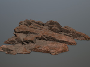 desert rock set 3D Модель
