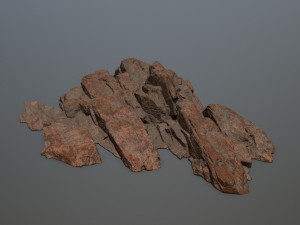 desert rock set 3D Модель