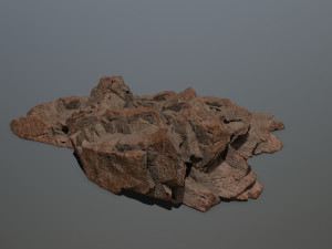 desert rock set 3D Модель