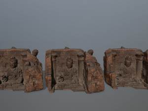 buda temple 3D मॉडल