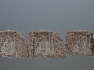 buda temple 3D मॉडल