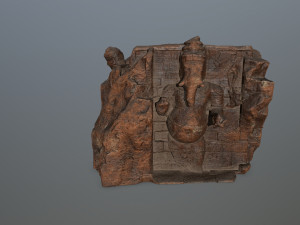 buda temple 3D मॉडल
