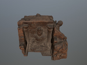 buda temple 3D मॉडल