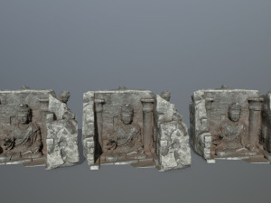 buda temple Model 3D