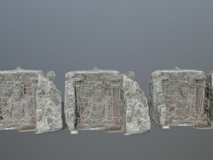 buda temple Model 3D