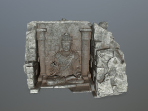 buda temple Model 3D