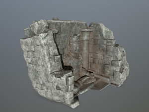 buda temple Model 3D
