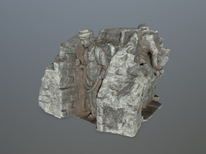 buda temple Model 3D