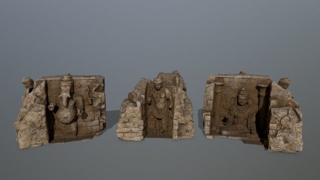 buda temple Modèle 3D .c4d .max .obj .3ds .fbx .stl .blend