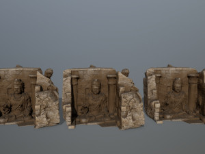 buda temple Modèle 3D