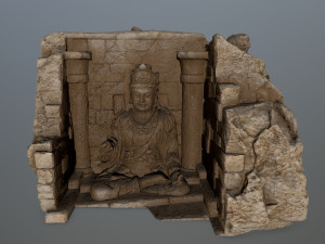 buda temple Modèle 3D