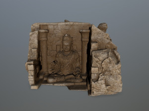 buda temple Modèle 3D