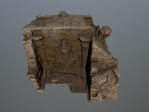 buda temple Modèle 3D