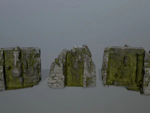 Buda-Tempel 3D Modell