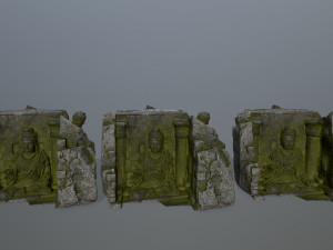 buda temple 3D-Modell