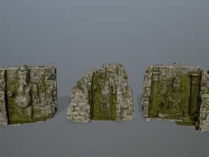 buda temple 3D मॉडल