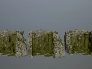 부다 사원 3D 모델