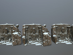 buda temple Model 3D