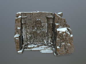 buda temple Model 3D