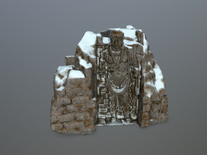 buda temple Model 3D