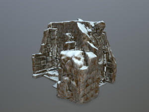 buda temple Model 3D