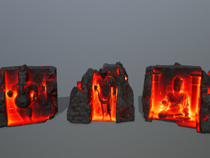 buda temple 3Dモデル