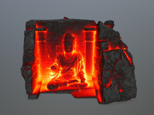 buda temple 3D 모델