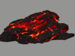lava rock 3D मॉडल