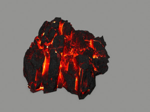 lava rock 3D मॉडल