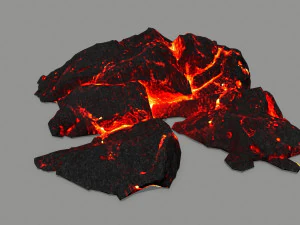 lava rock 3D Model