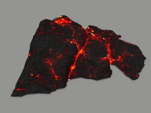 lava rock 3D Model