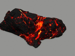 lava rock 3D Model