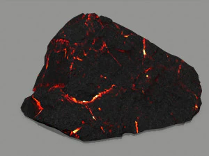 lava rock 3D Model
