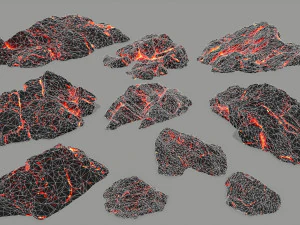 lava rock 3D Model