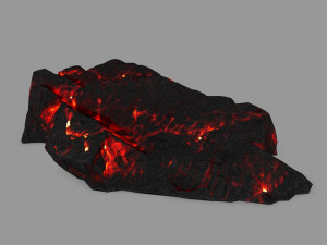 lava rocks 3D Модель