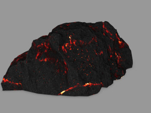lava rocks 3D Модель