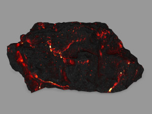 lava rocks 3D Модель