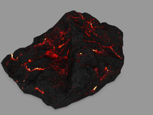 lava rocks 3D Модель