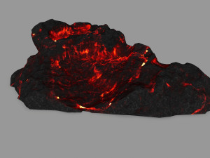 lava rocks 3D Модель