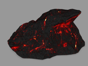 lava rocks 3D Модель