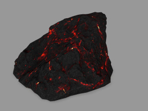 lava rocks 3D Модель